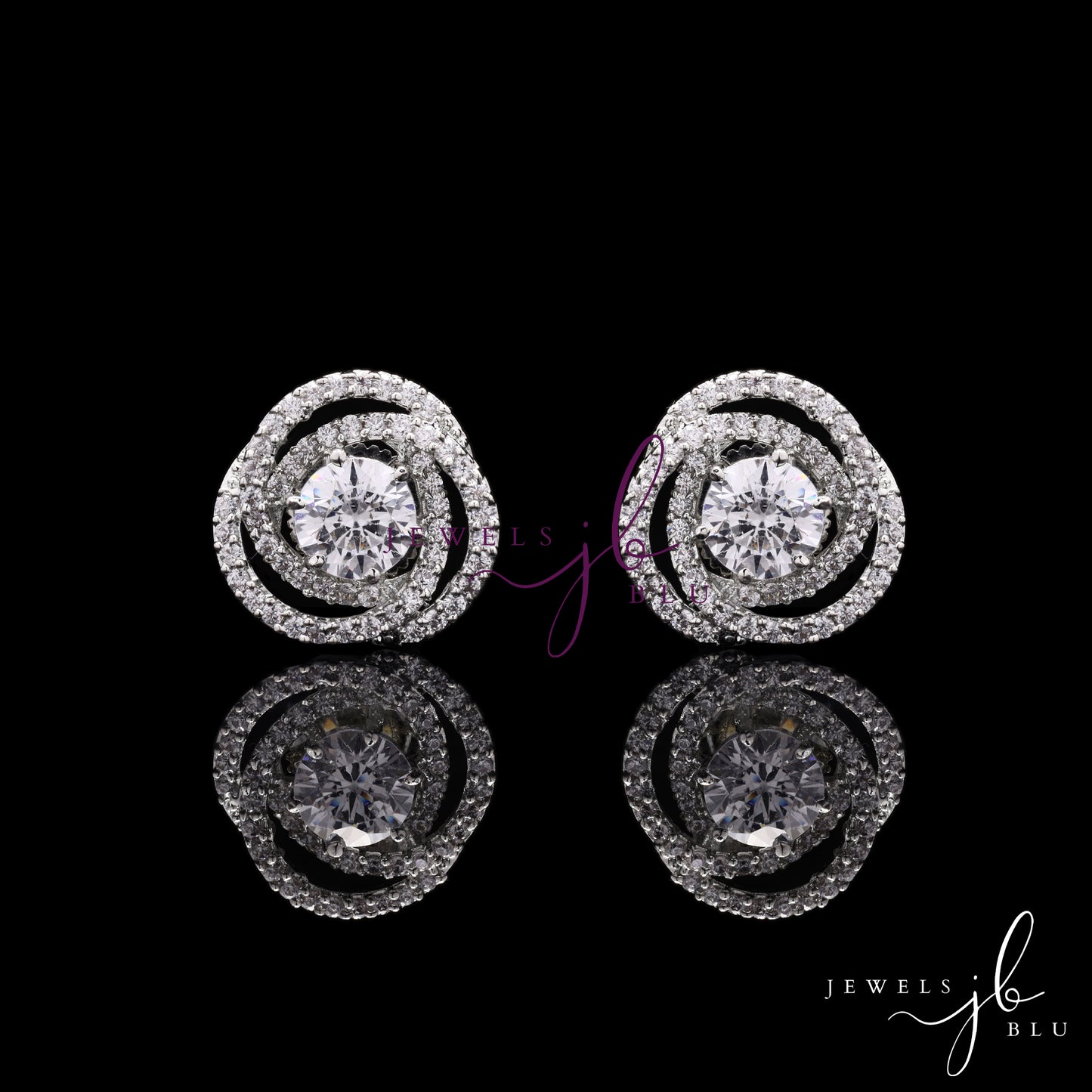 Melita 1 Carat American Diamond Solitaire Anti Tarnish Everyday Studs