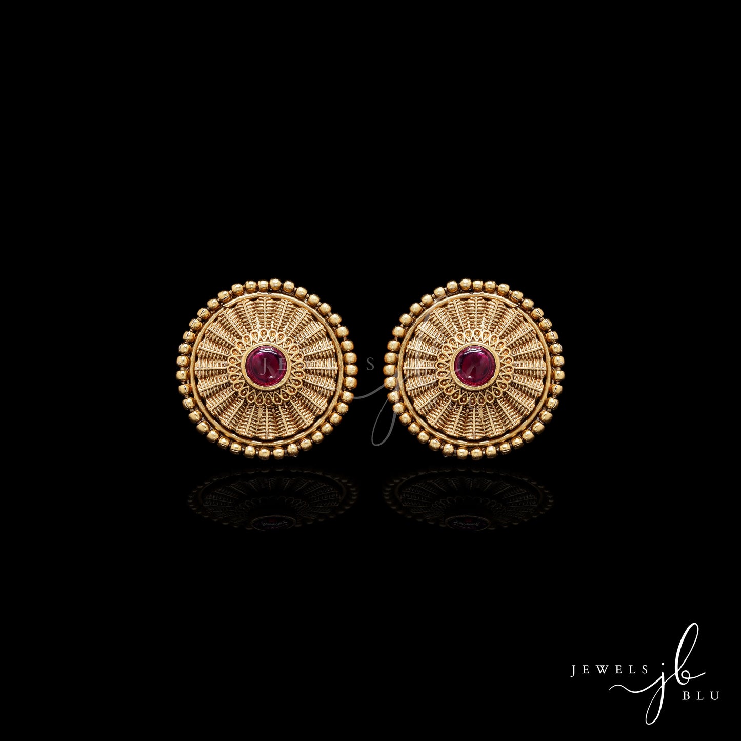 Festive Exclusive Gold Finish Sumati Studs
