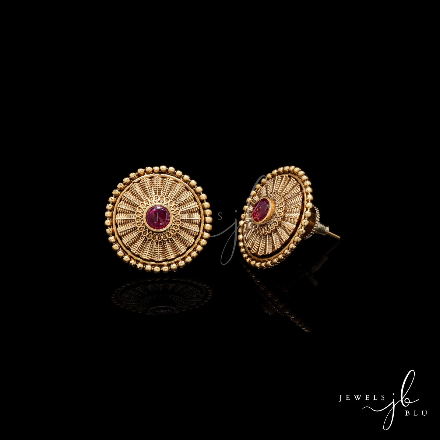 Festive Exclusive Gold Finish Sumati Studs