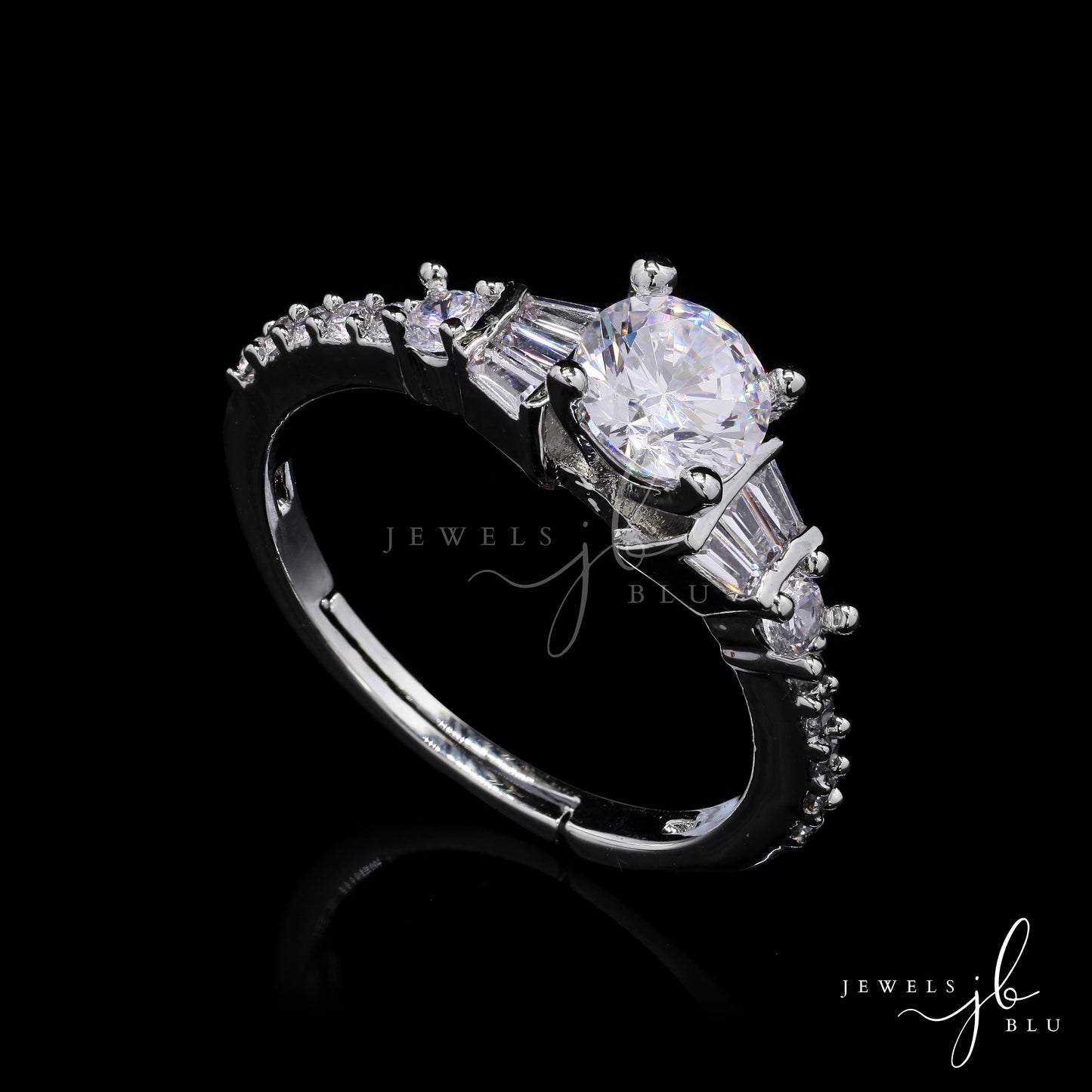 Adjustable 1 Carat Solitaire Delisha Ring ( Fits all Sizes )