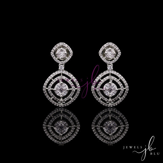 Dorita American Diamond Studded Party Earrings