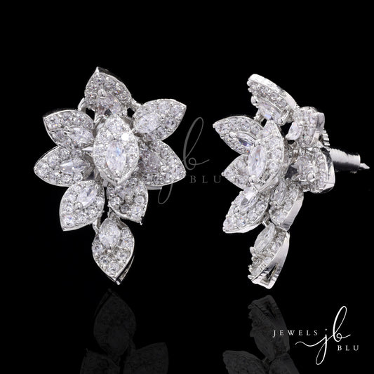 American Diamond Marquise Chelsea Party Earrings