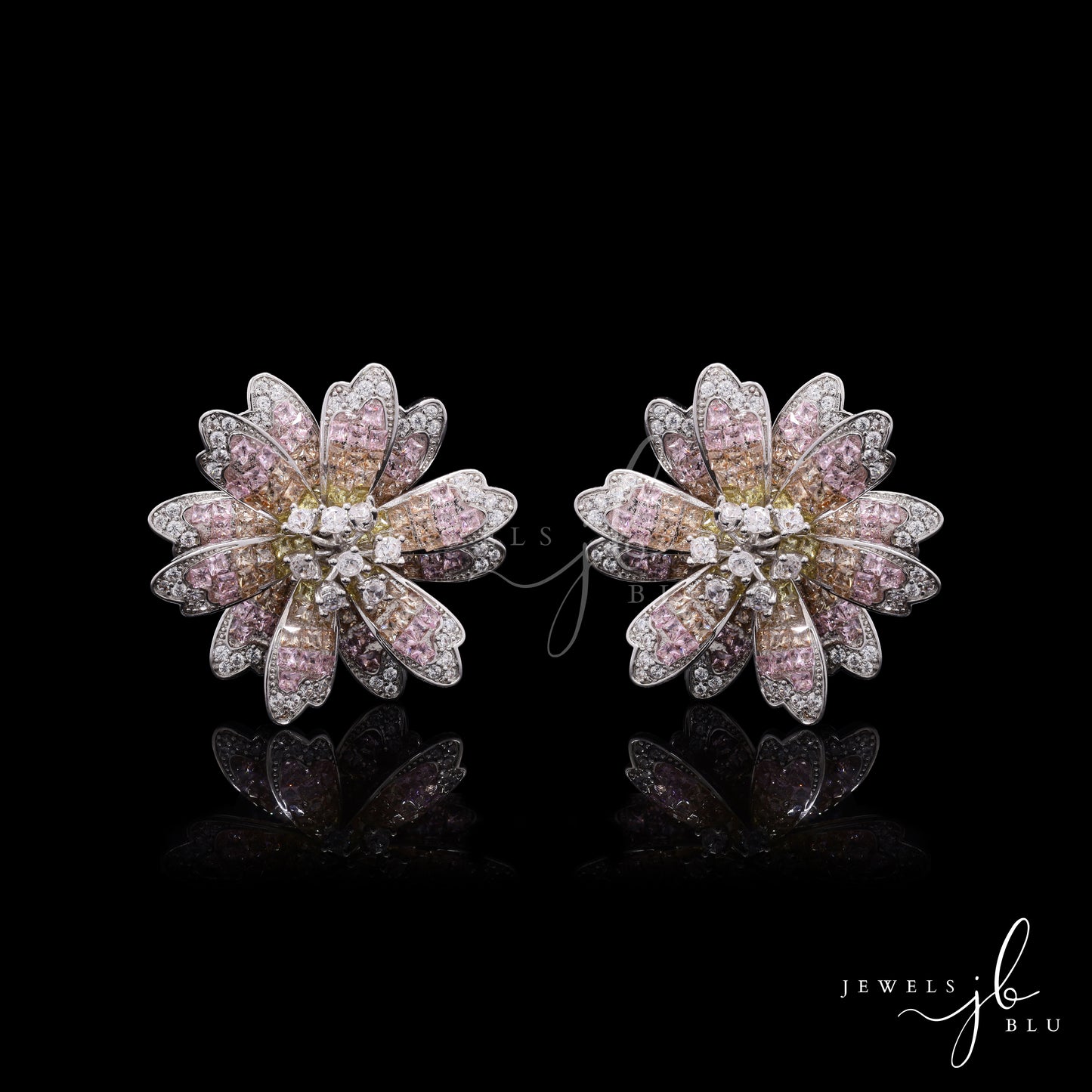 Bella Ombre Floral Studs