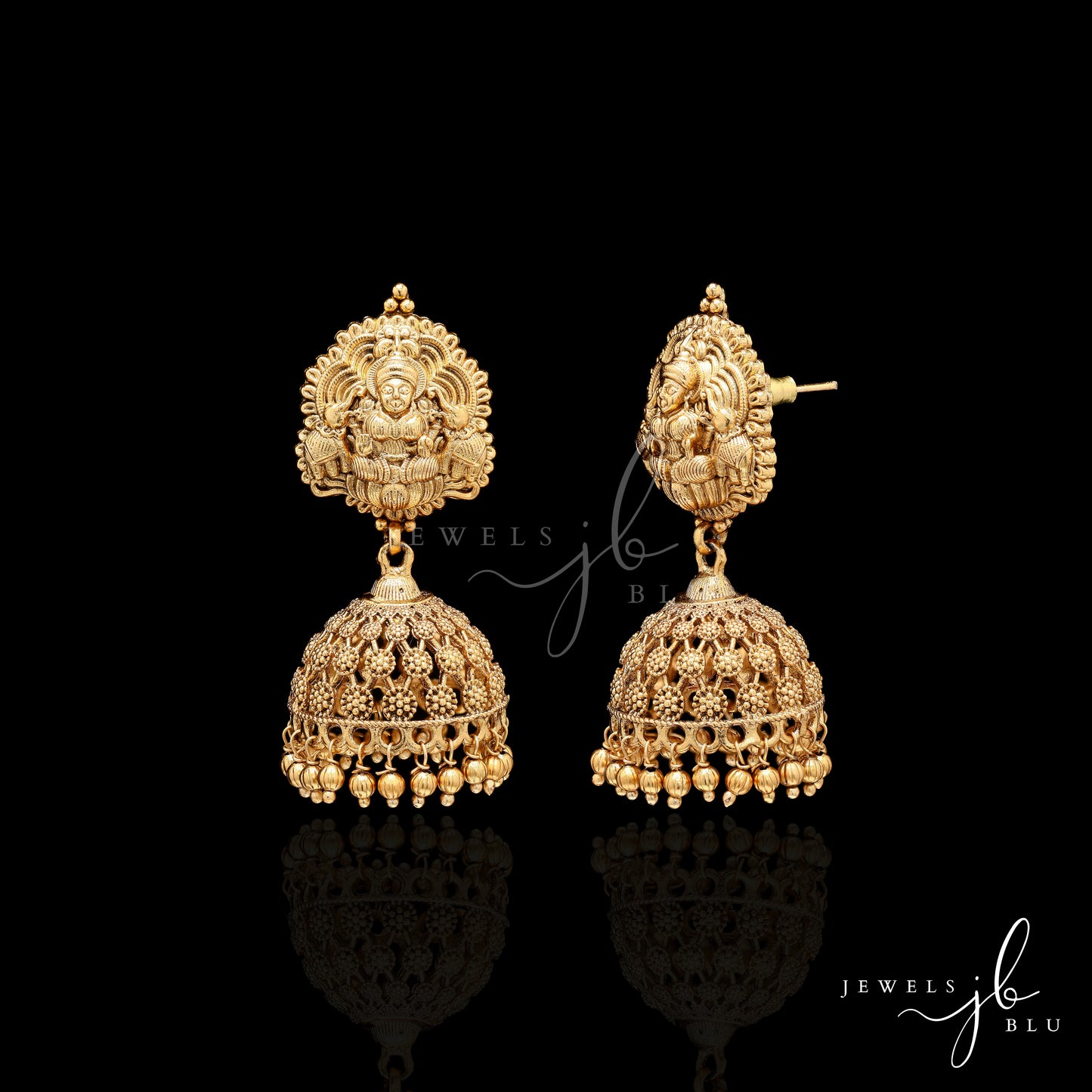 Festive Exclusive Mahamaya Hand Carved Jhumkis
