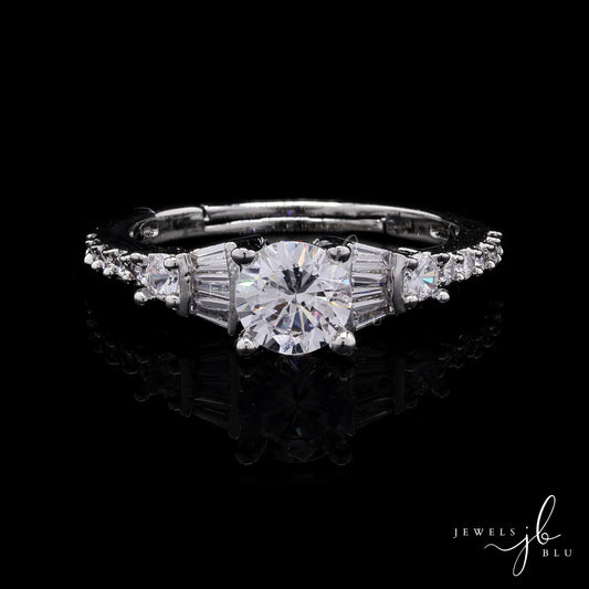 Adjustable 1 Carat Solitaire Delisha Ring  ( Fits all Sizes )