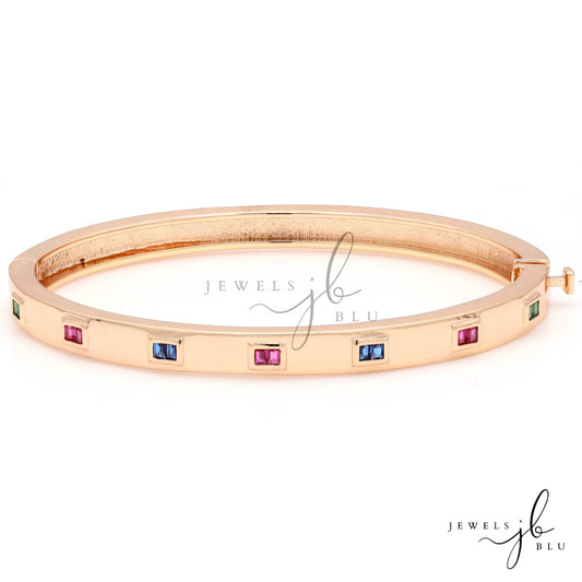 Premium Gold Finish Luxury Brand Inspired Openable Katy Bracelet