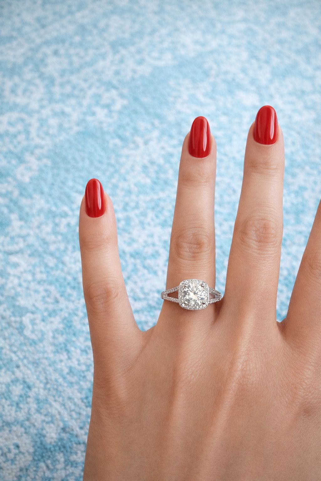 Adjustable American Diamond 1.5 Carat Solitaire  Romy Anti Tarnish Ring ( Fits all Sizes )