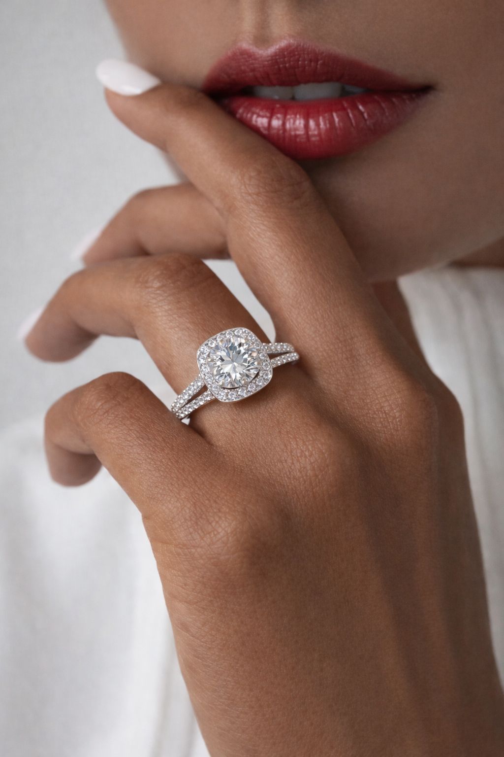 Adjustable American Diamond 1.5 Carat Solitaire  Romy Anti Tarnish Ring ( Fits all Sizes )