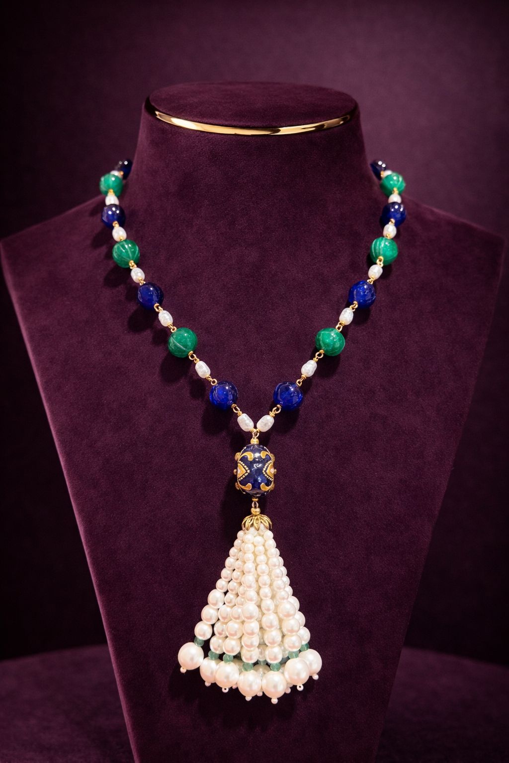 Multi Coloured Pearl Nico Necklace Set