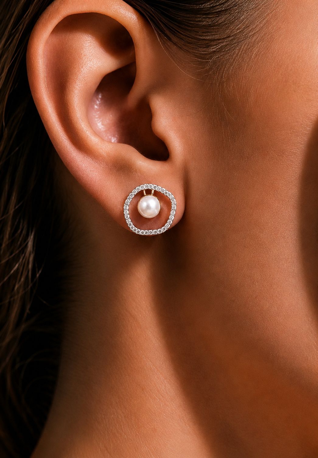 Alvira Fresh Water Pearl Anti Tarnish Everyday Studs