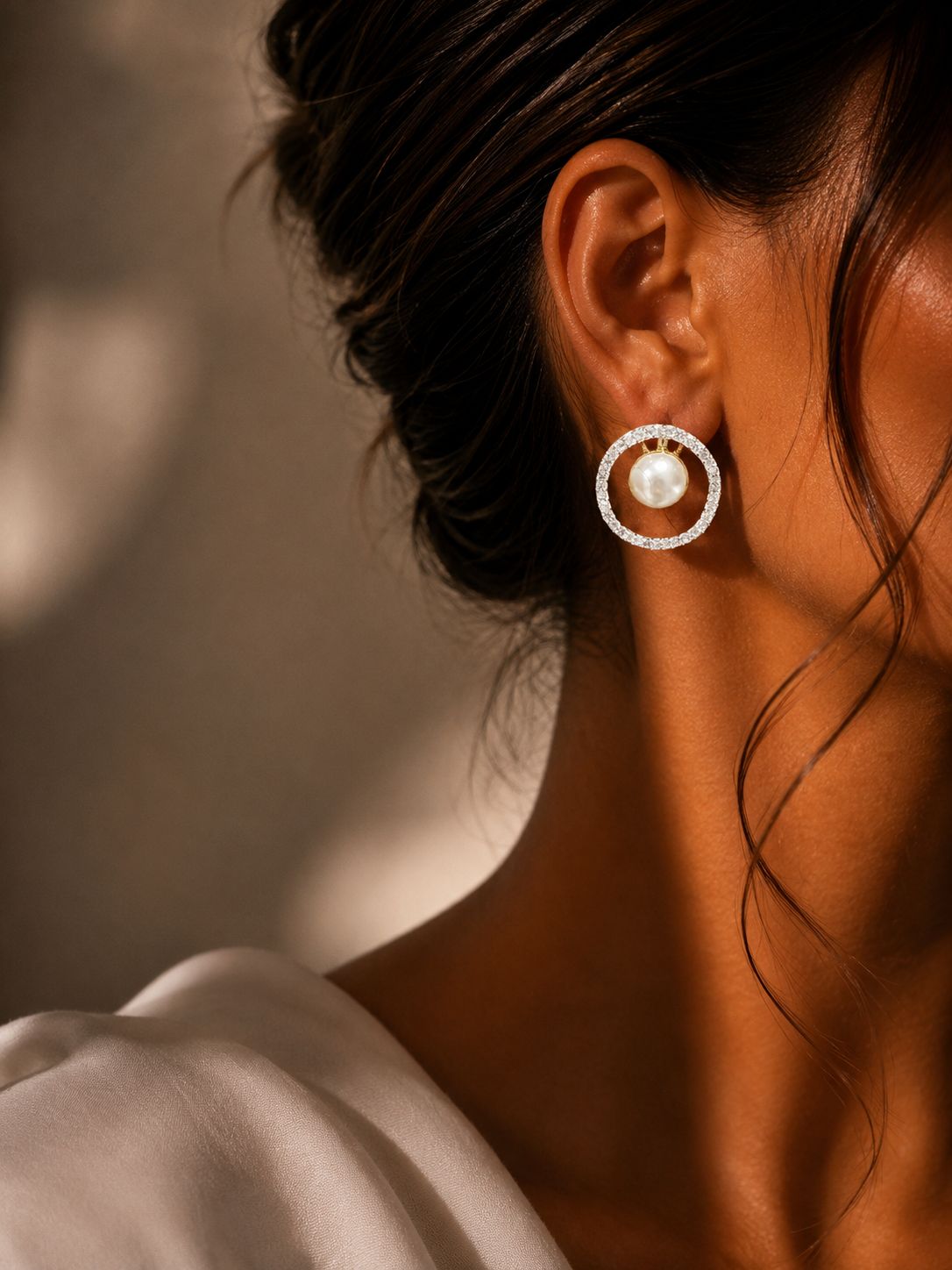 Alvira Fresh Water Pearl Anti Tarnish Everyday Studs